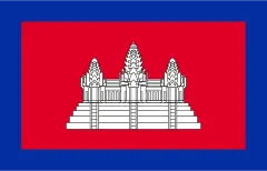Flagge von Kambodscha (1863–1948)