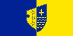 Drapeau : canton du Podrinje bosnien