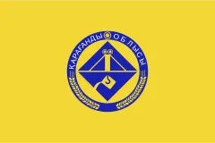 Flagge von Qaraghandy