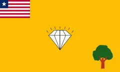 Flagge von Gbarpolu County
