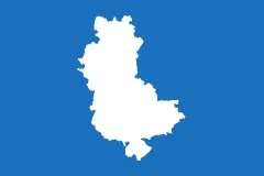 Флаг: departmental district of the Rhône