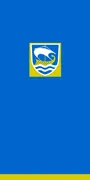 Flagge von Gemeinde Vrhnika