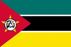 Flagge von Mosambik (1983–1983)