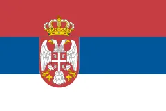 Flagge von Serbien (2004–2010)