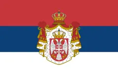 Flagge von Serbien (1882–1918)