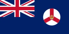 Flagge von Singapur (1946–1952)