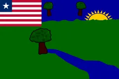 Flagge von River Gee County