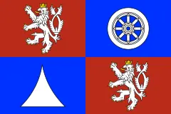 Flagge von Liberecký kraj