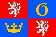 Flagge von Královéhradecký kraj