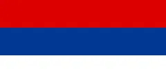Flagge von Serbien (1992–2004)