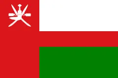 Flagge von Oman (1970–1995)
