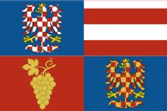 Flagge von Jihomoravský kraj