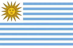 Flag of Uruguay (1828–1830)