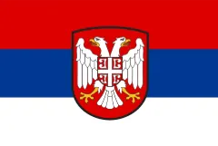 Flagge von Serbien (1941–1944)