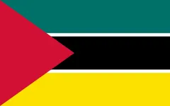 Flagge von Mosambik (1974–1975)
