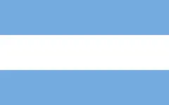 Flagge von Argentinien (1812–1985)