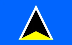 علم سانت لوسيا (1967–1979)