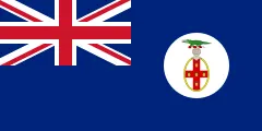 Flagge von Jamaika (1875–1906)