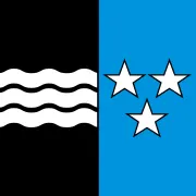 Flagge von Kanton Aargau