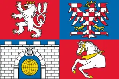 Flagge von Pardubický kraj