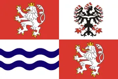 Flagge von Středočeský kraj