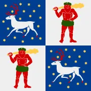 Flag of Norrbotten County
