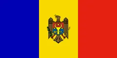 Flagge von Moldau (1990–2010)