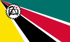 Flagge von Mosambik (1975–1983)